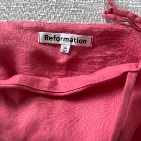 Reformation Aubree Linen Dress - Picture 5 of 5